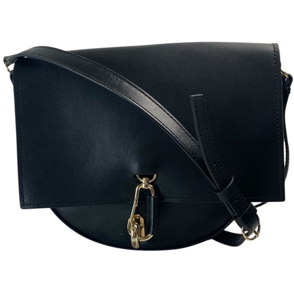 ZAC POSEN - Belay Saddle Crossbody Bag in Black Smooth leather - Picture 2 of 13
